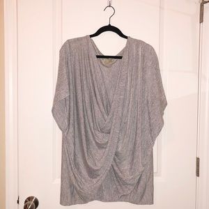 Anthropologie comfy cross front pullover